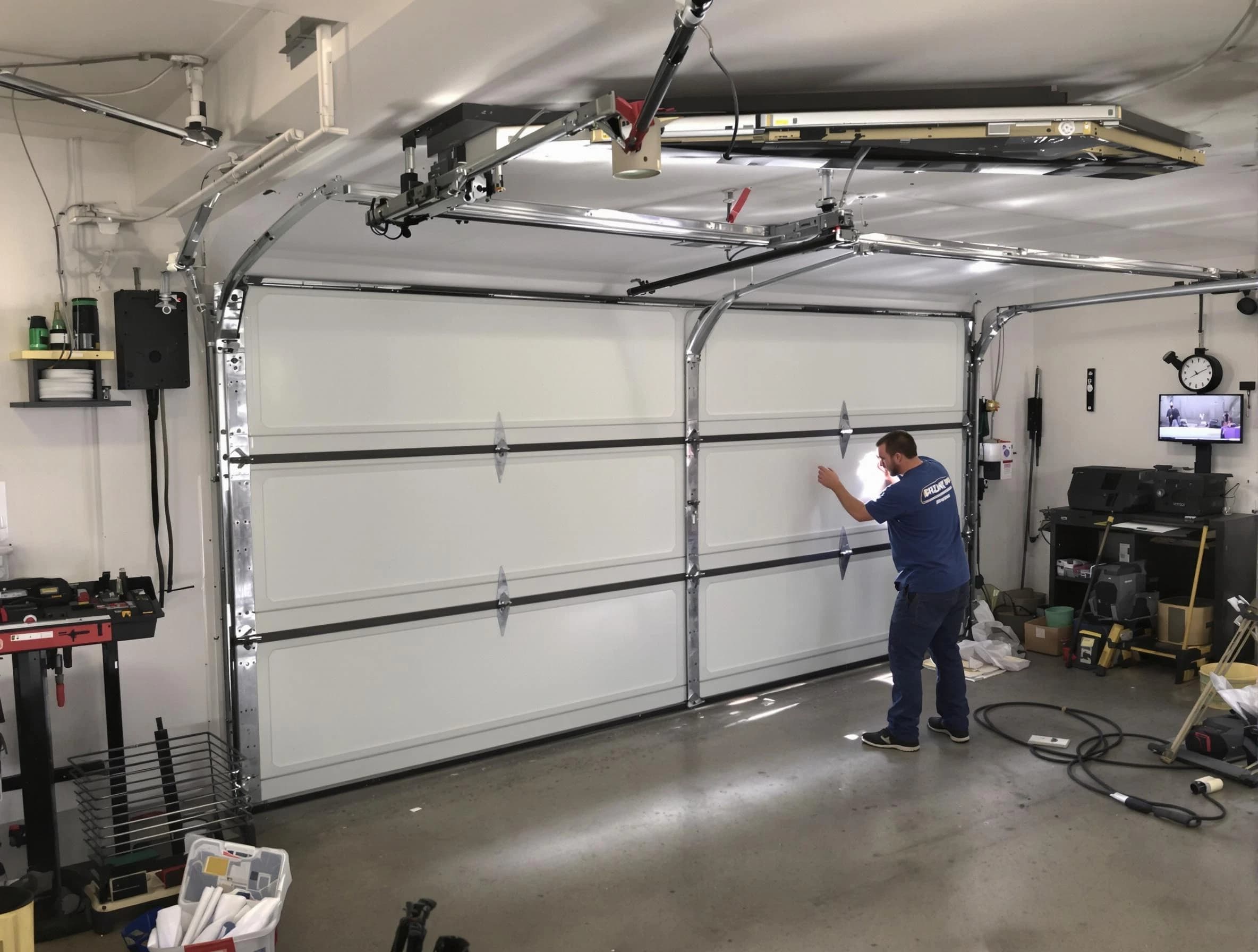 Professional garage door repair service by Pleasant Hills Garage Door Repair in Pleasant Hills