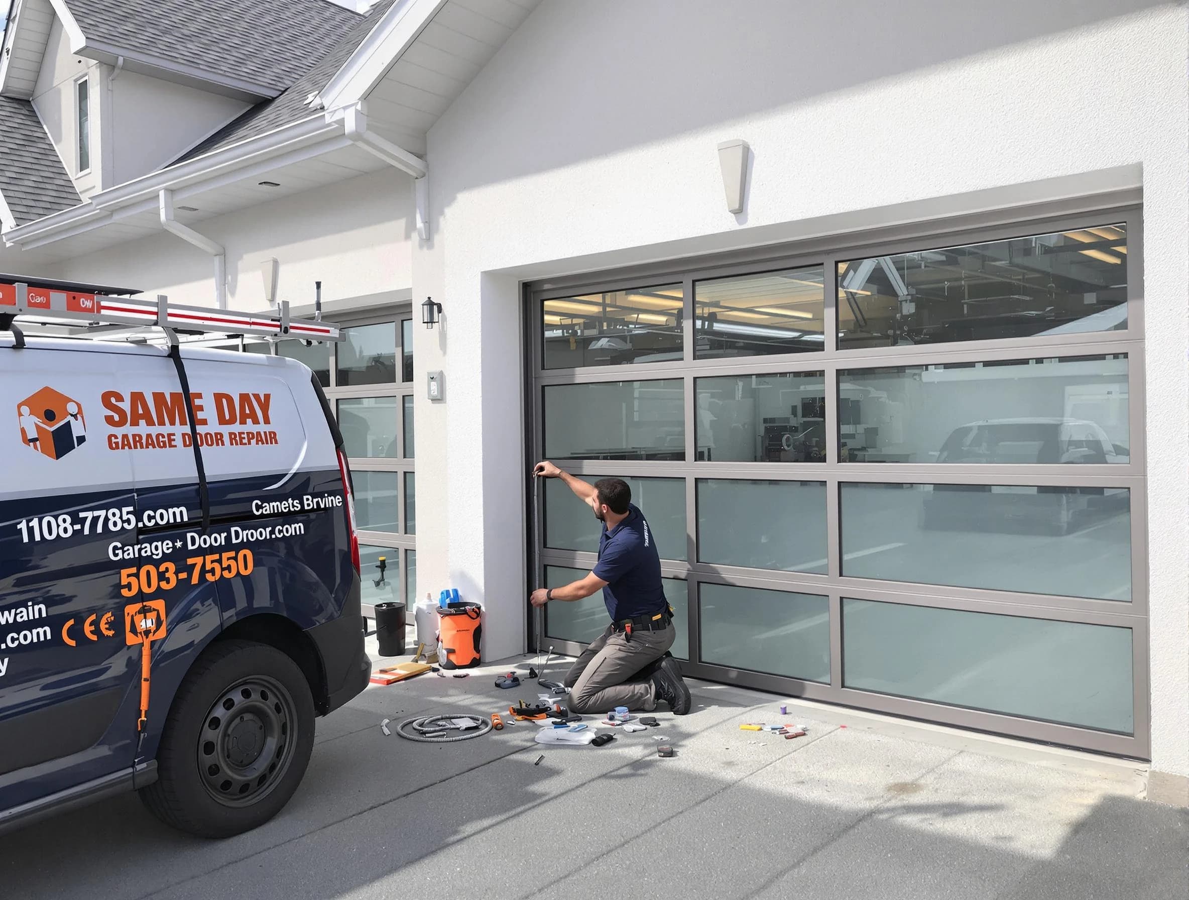 Same-day garage door repair service by Pleasant Hills Garage Door Repair in Pleasant Hills