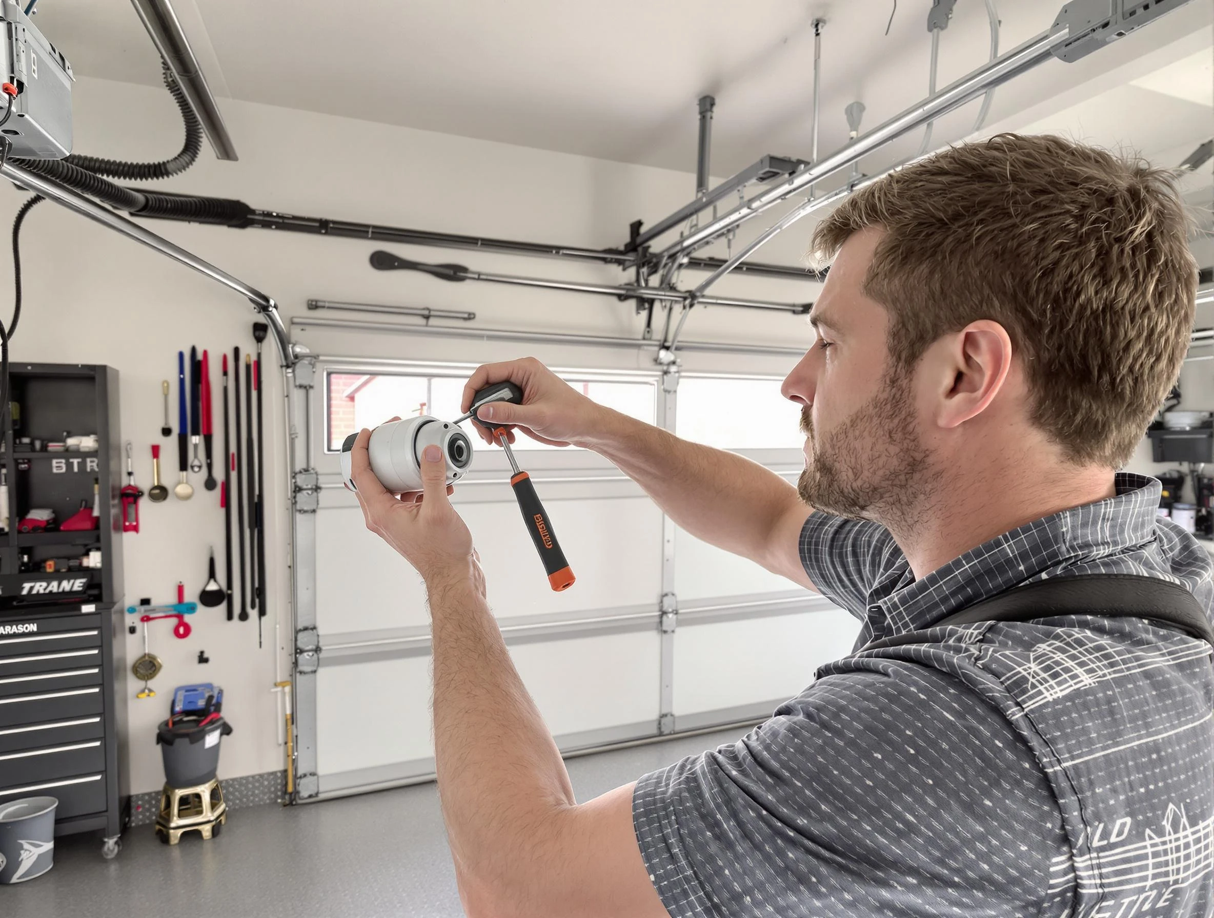 Garage door opener repair service by Pleasant Hills Garage Door Repair in Pleasant Hills