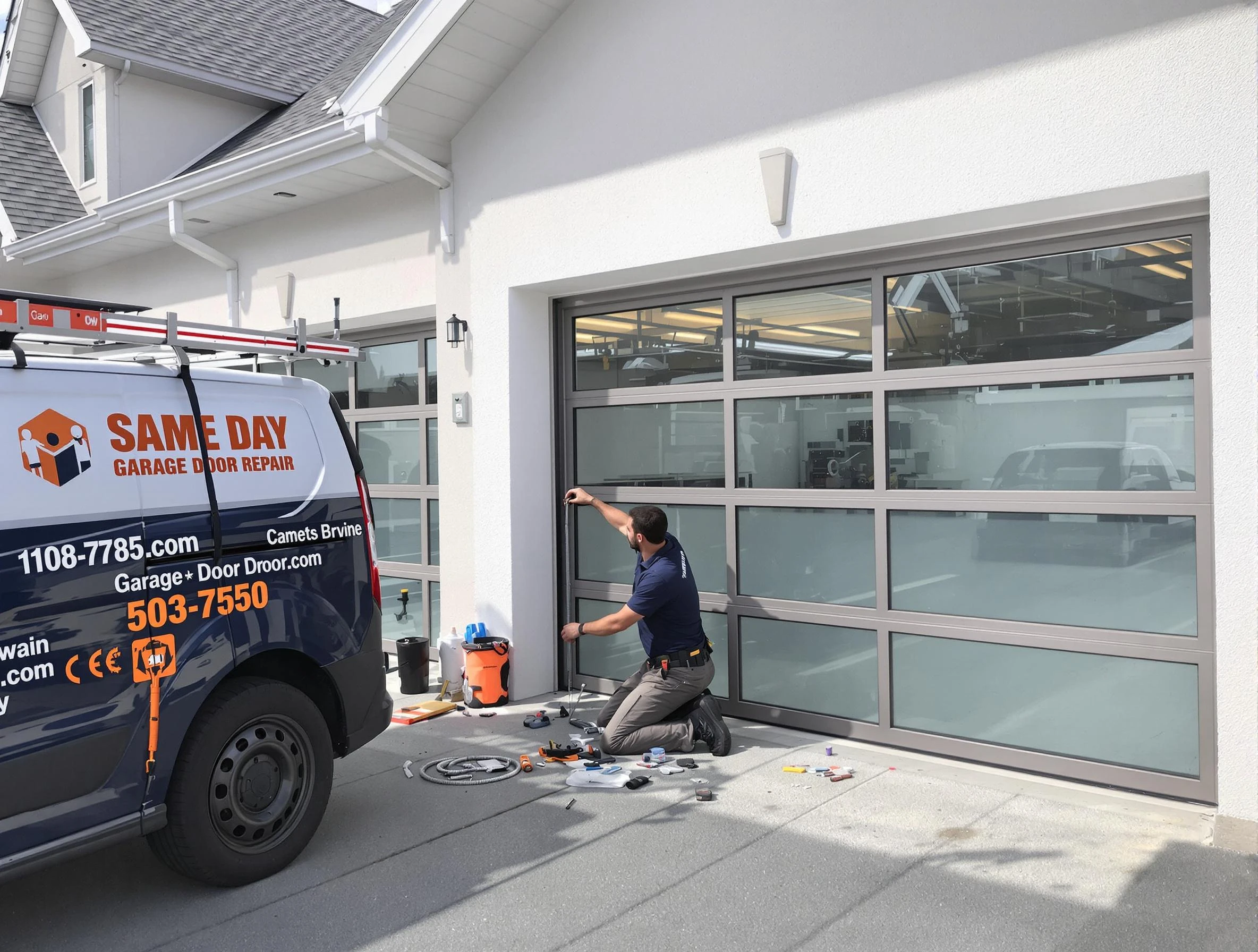 Same-day garage door repair service by Pleasant Hills Garage Door Repair in Pleasant Hills